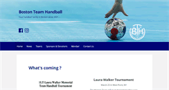Desktop Screenshot of bostonteamhandball.org